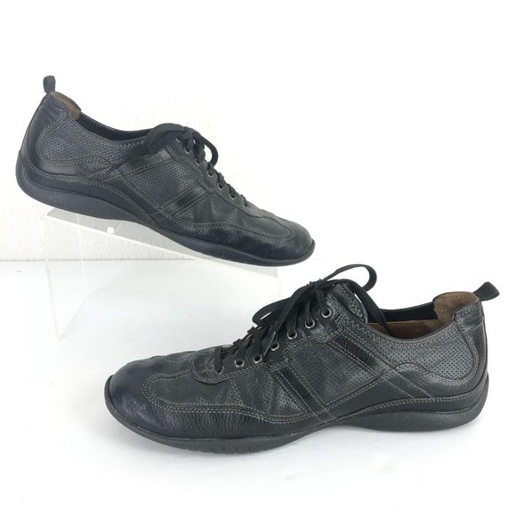 *SOLD* Cole Haan Black Lace-Up Oxford Driver Shoes Sz 10* - Picture 3 of 10
